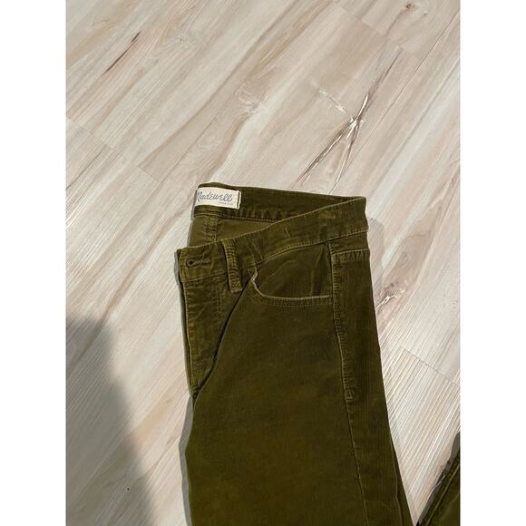 Madewell forest green skinny corduroys size 25 x 32 - Picture 2 of 7